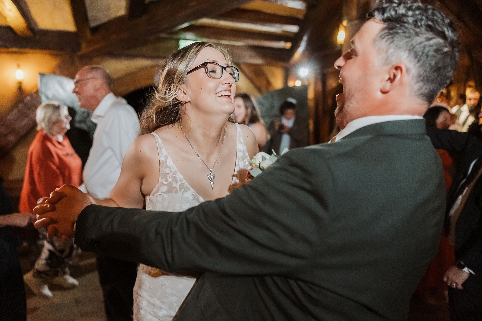 First dance at a Hobbiton wedding reception