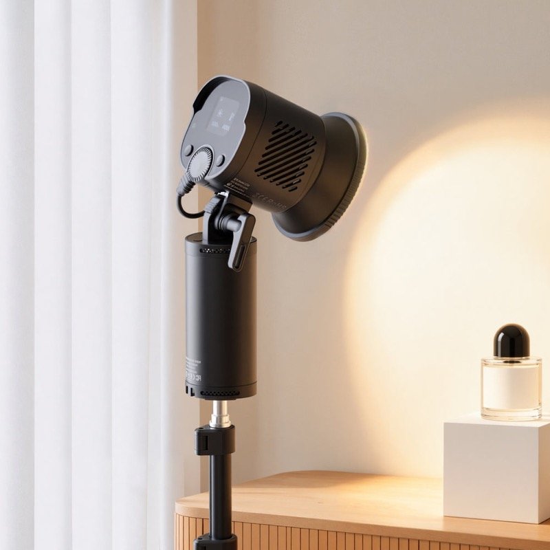 ULANZI LED light on a stand